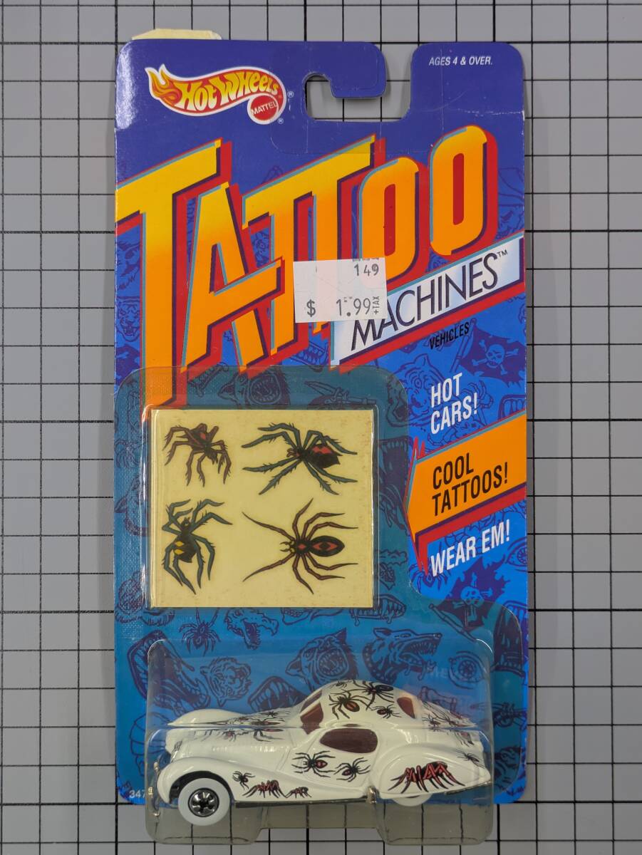 【ホットウィール】TATTOO MACHINES SPIDERIDER