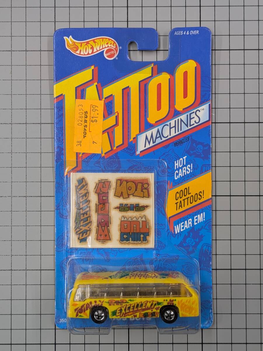 ホットウィール】TATTOO　MACHINES BUS BOYS