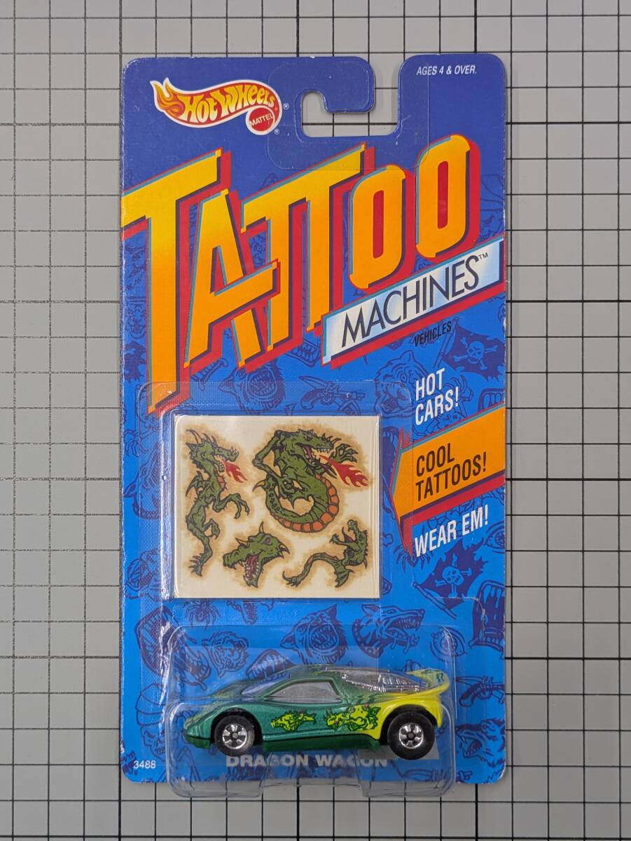 【ホットウィール】TATTOO　MACHINES　　DRAGON WAGON