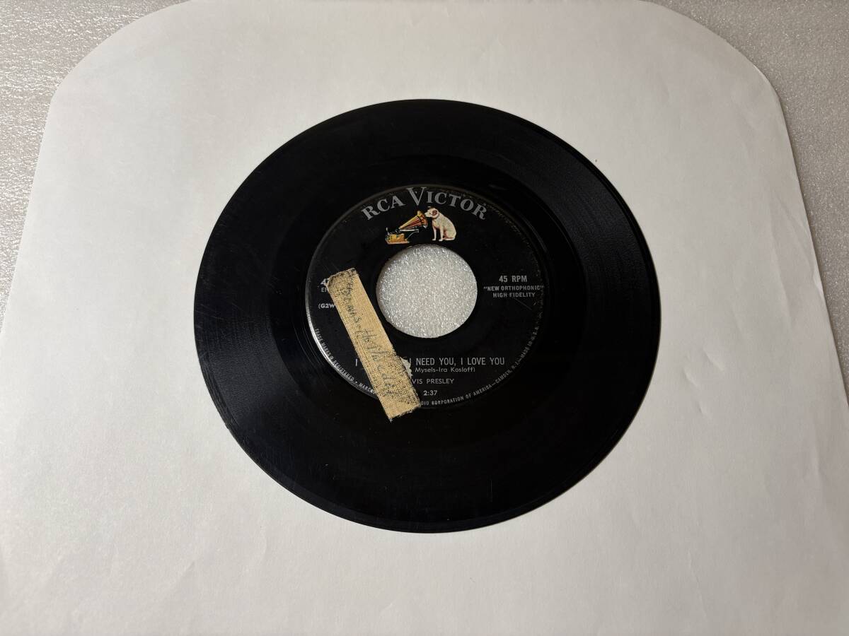 Elvis Presley/RCA Victor 47-6540/I Want You, I Need You, I Love You/My Baby Left Me/1956