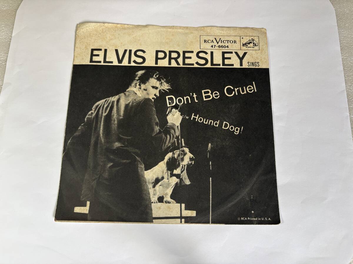 Elvis Presley/RCA Victor 47-6604/Picture Sleeve/Don't Be Cruel/Hound Dog/1956