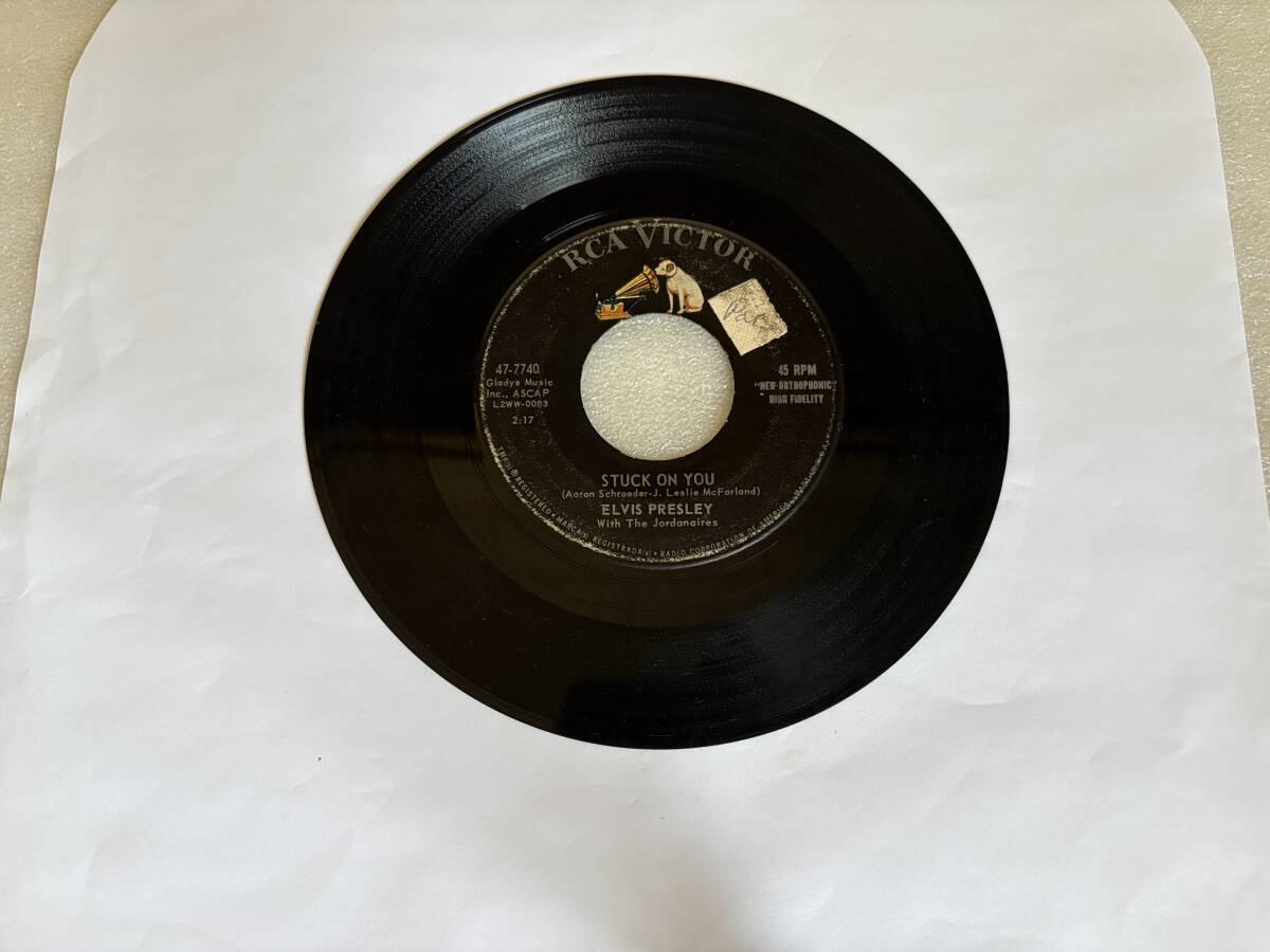 Elvis Presley With The Jordanaires/RCA Victor 47-7740/ Stuck On You / Fame And Fortune/1960