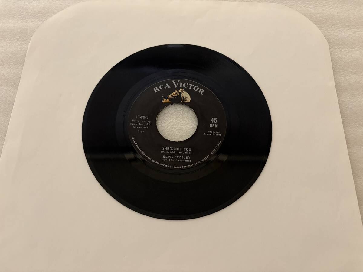 Elvis Presley/RCA Victor 47-8041/ She's Not You / Just Tell Her Jim Said Hello/1962