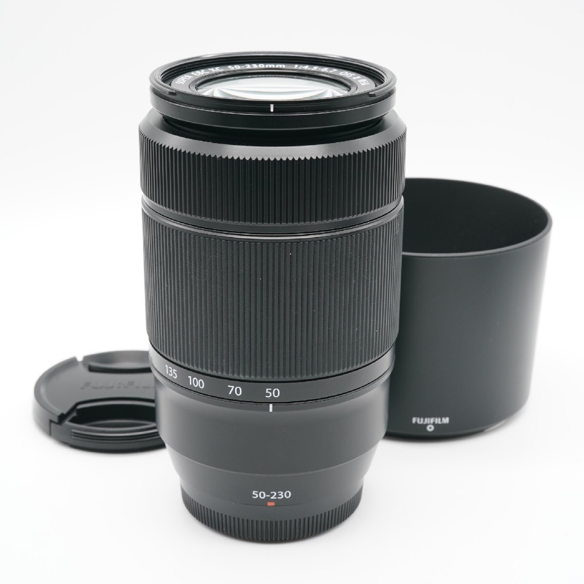 新品級 フジフイルム XC 50-230mm F4.5-6.7 OIS II ブラック あると嬉しい純正フード付！