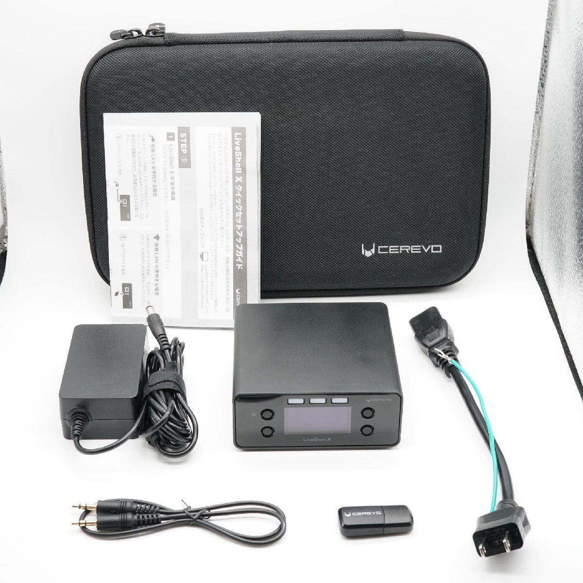 新品級 Cerevo セレボ LiveShell X CDP-LS04A あると嬉しいソフトケース付！