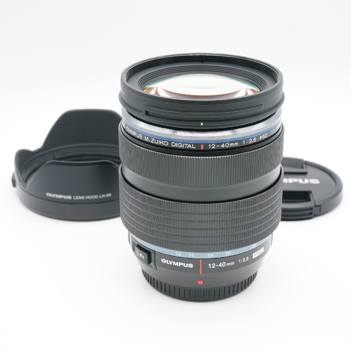ほぼ新品 オリンパス OLYMPUS ED 12-40mm F2.8 PRO あると嬉しい純正フード付！
