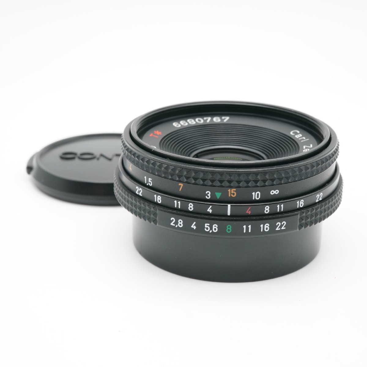 新品級 コンタックス Tessar T* 45mm F2.8 AE J