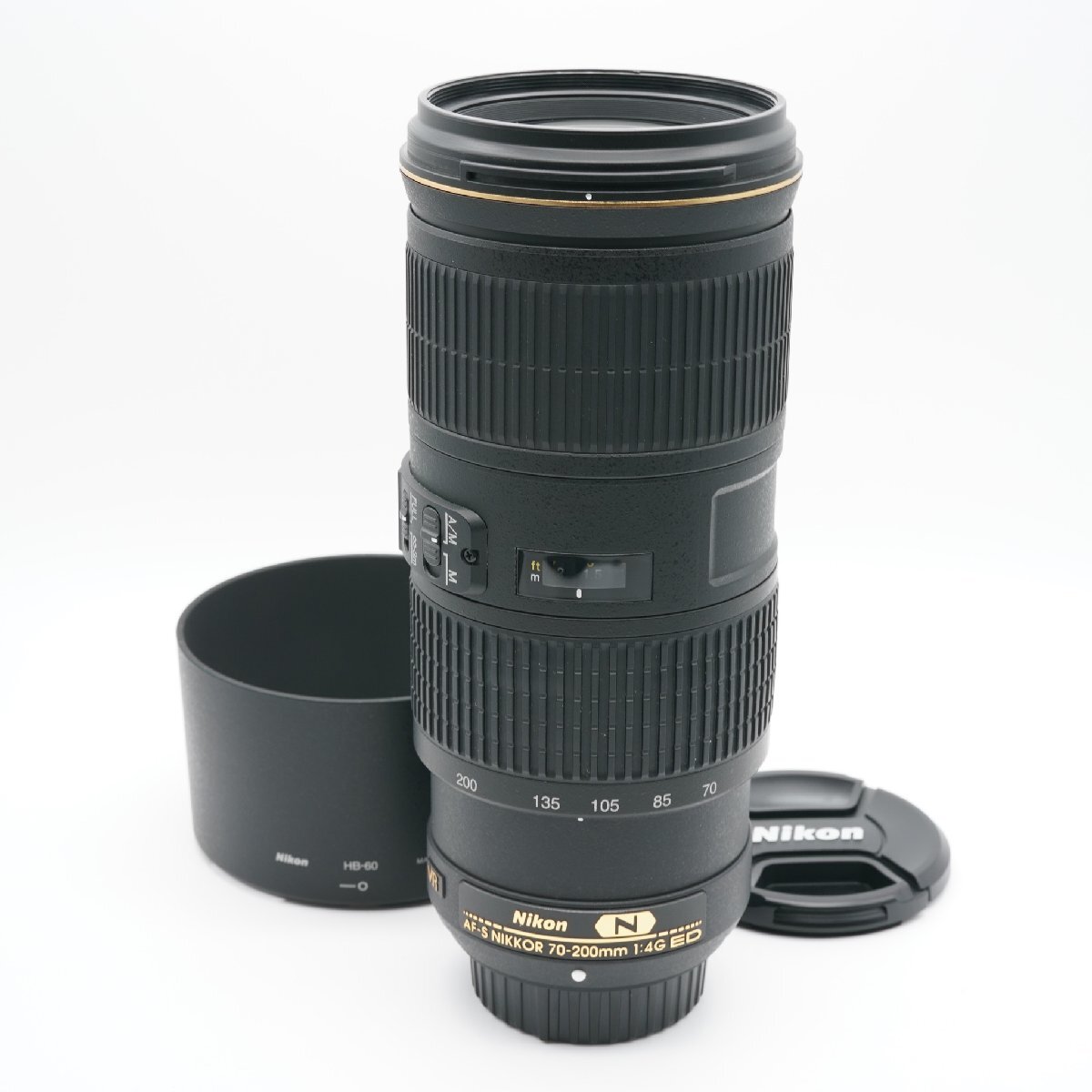 ほぼ新品 Nikon ニコン AF-S NIKKOR 70-200mm f/4G ED VR あると嬉しい純正フード付！