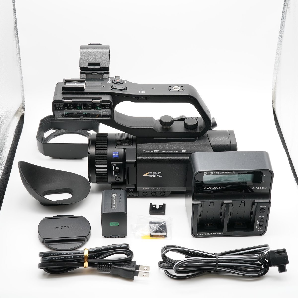 超極上 ソニー SONY PXW-Z90 通電70時間、AC-VQV10付！