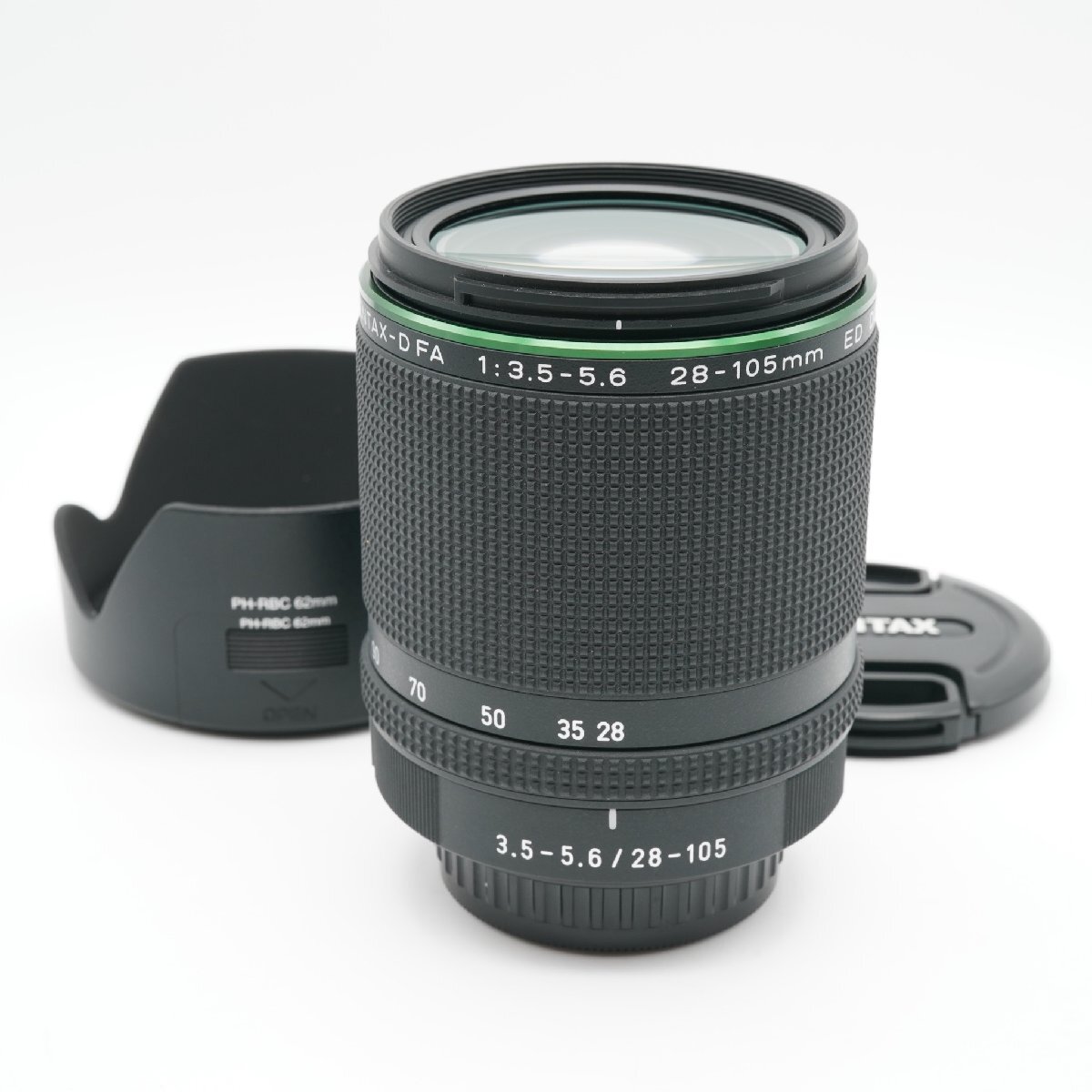 ほぼ新品 PENTAX ペンタックス HD PENTAX-D FA 28-105mm F3.5-5.6 ED DC WR あると嬉しい純正フード付！