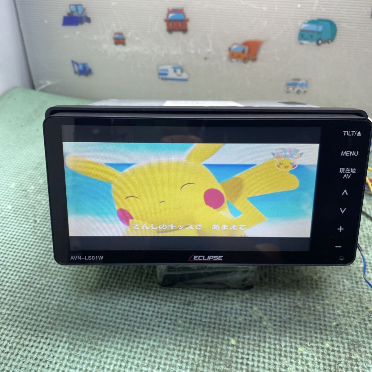 イクリプス AVN-LS01W★7インチ AM FM CD DVD BLUETOOTH フルセグ★ジャンク★