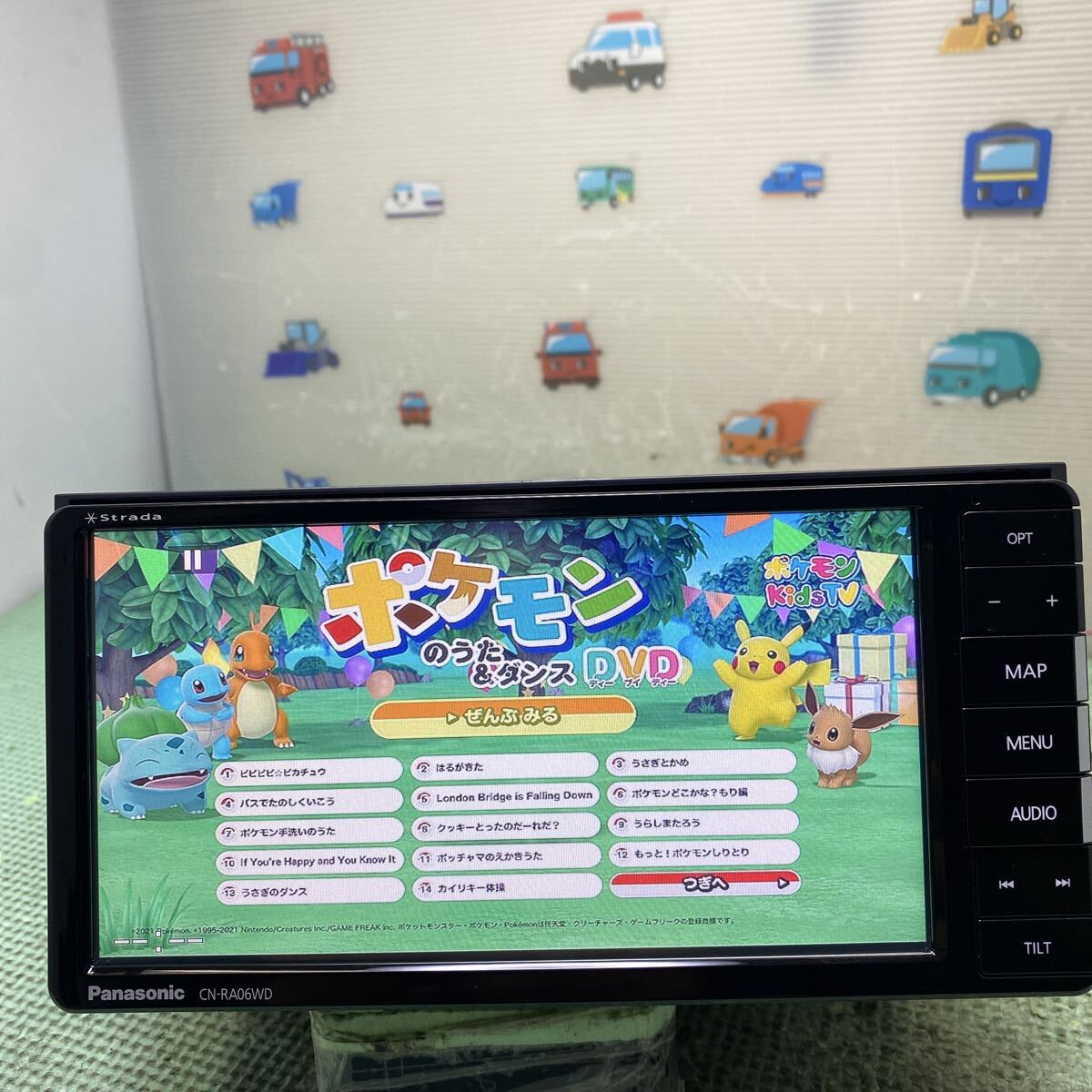 ★保証付動作★パナソニック Panasonic メモリーナビ CN-RA06WD★CD DVD Bluetooth フルセグTV