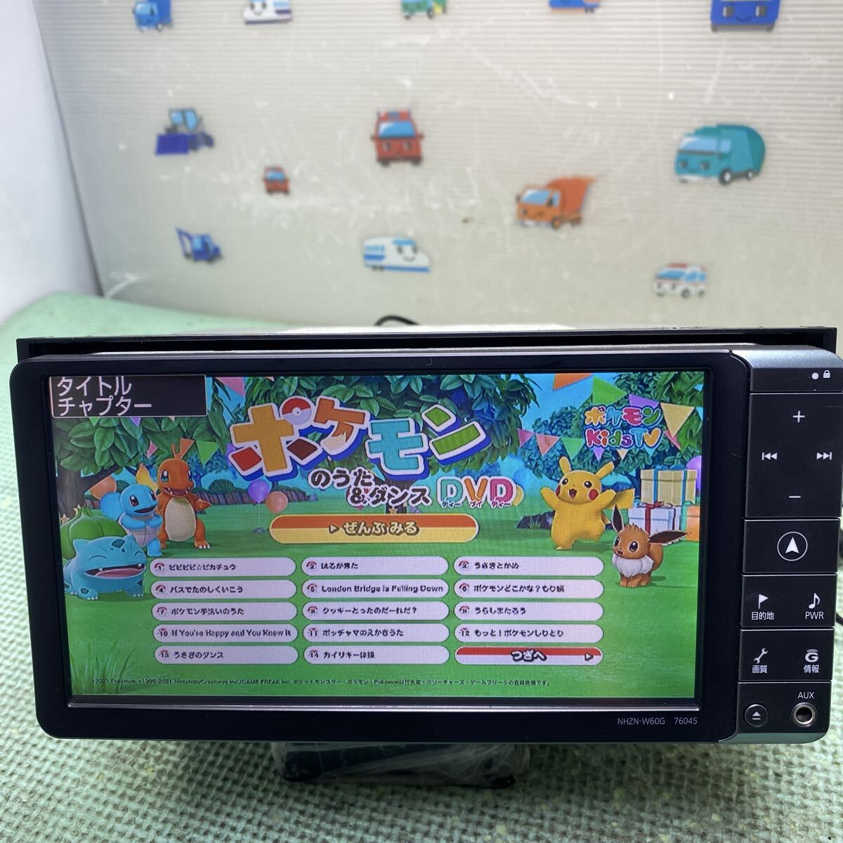 ★保証付動作★トヨタ純正ナビ★NHZN-W60G ★CD/DVD/AM/FM/TVフルセグ/ Bluetooth