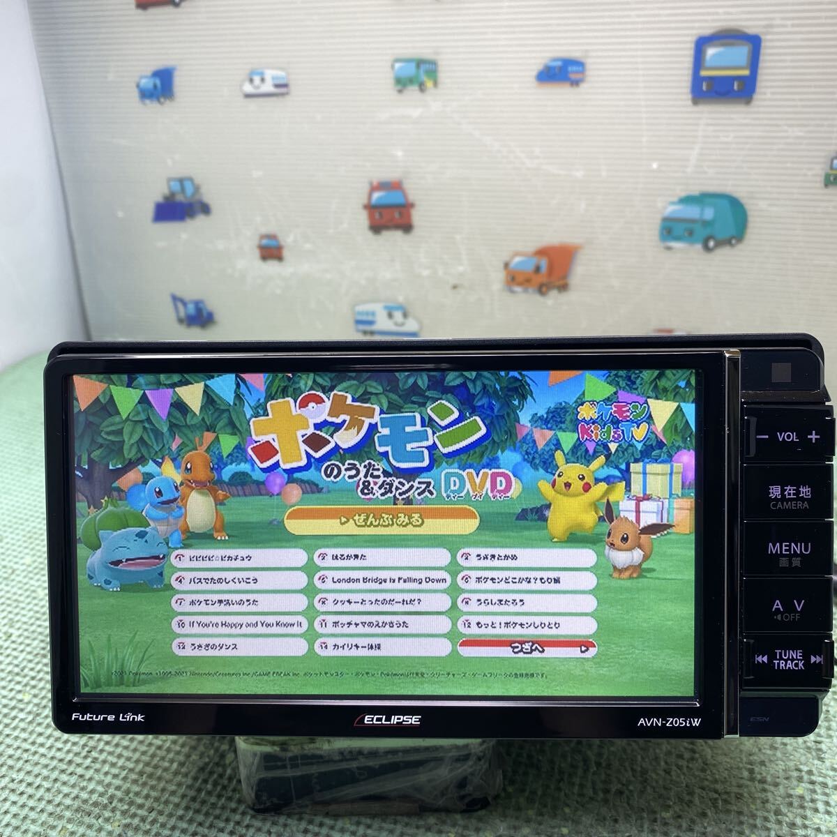★保証付動作★ ECLIPSE イクリプス AVN-Z05iW ★メモリーナビ フルセグTV/Bluetooth/CD/DVD★