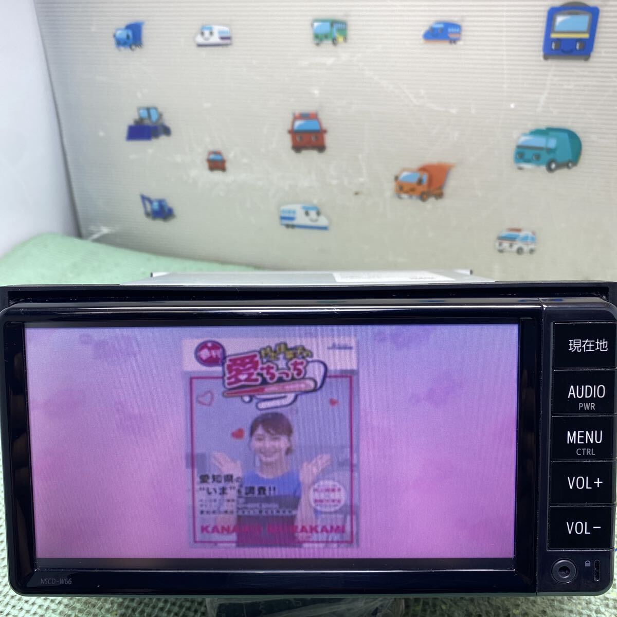 ★保証付動作★トヨタ純正ナビ メモリーナビ NSCD-W66 ★Bluetooth/CD /ワンセグTV