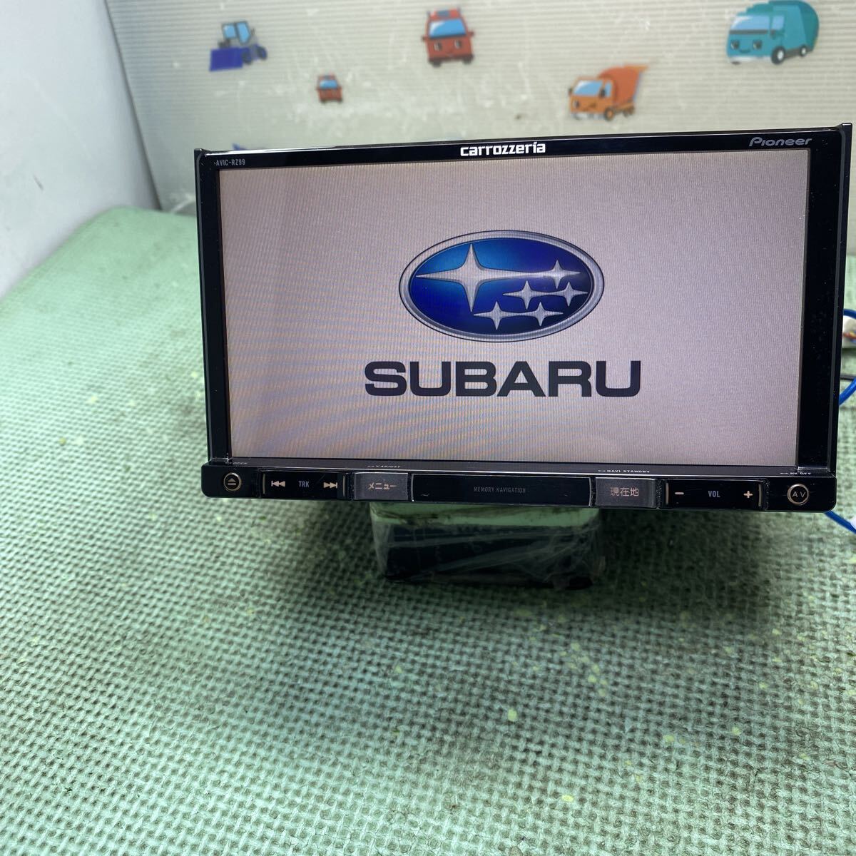 ★保証付動作★スバル純正 カロッツェリア AVIC-RZ99zp★フルセグTV Bluetooth CD DVD