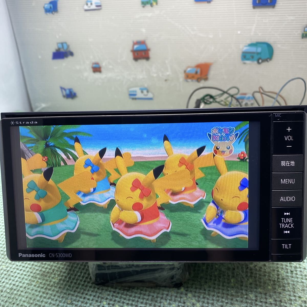 ★保証付動作★ Panasonic パナソニック CN-S300WD★SDナビ CD/DVD/フルセグTV/Bluetooth/FM/USB/VTR 