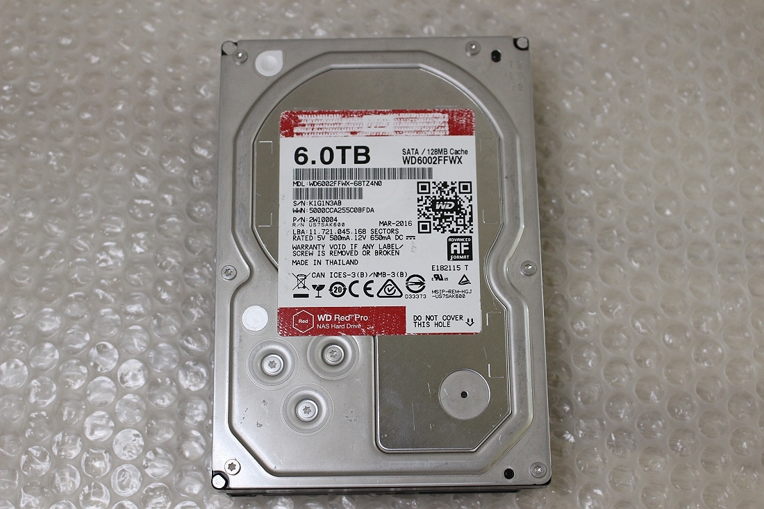 ★Western Digital 3.5inch WD Red Pro 6TB WD6002FFWX★WW73