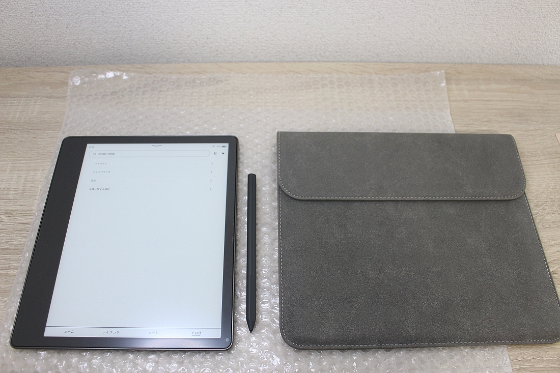 ★Amazon Kindle Scribe 第1世代 12GB C4A6T4 保護フィルム・ペン・ケース付★UU74