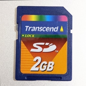 トランセンド SDカード 2GB Transcend メモリーカード 動作確認済み