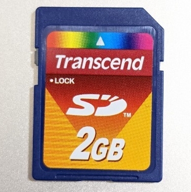 2GB Transcend SDカード SDメモリーカード 動作確認済み トランセンド