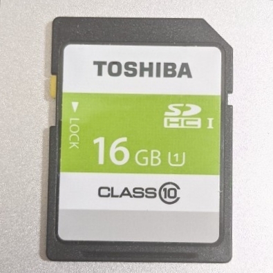 16GB TOSHIBA SDHCカード SDカード 東芝 CLASS10 動作確認済み
