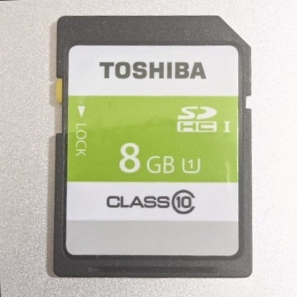 8GB TOSHIBA SDHCカード 東芝 SDカード CLASS10 動作確認済み