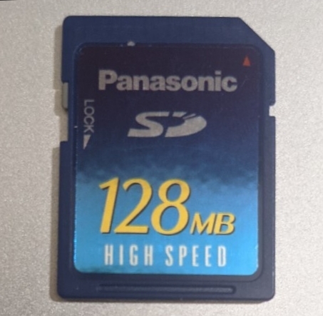 128MB Panasonic SDカード パナソニック HIGH SPEED SDメモリーカード