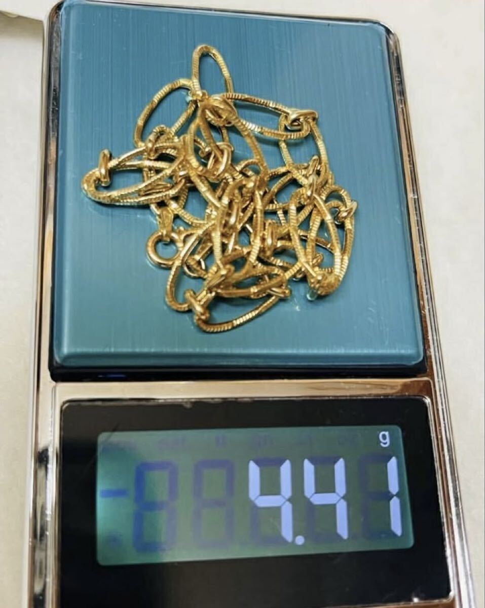 ネックレス K18 ゴールドカラー短期特売・再出品