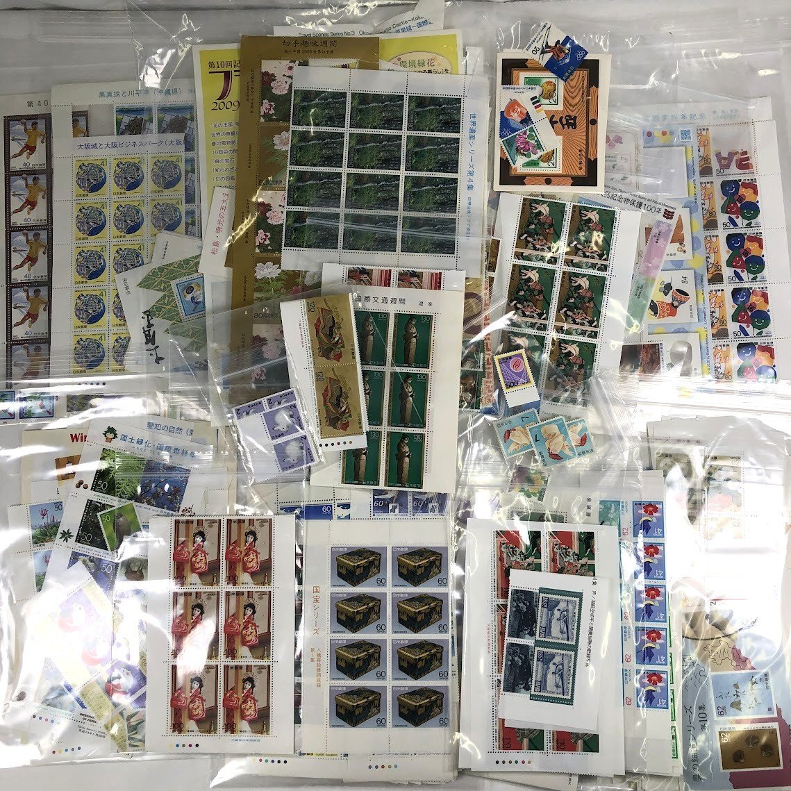 ■未使用 切手 バラ まとめ 額面総額約160,000円分 総重量約628.30ｇ（袋等含む）【買取まねきや】