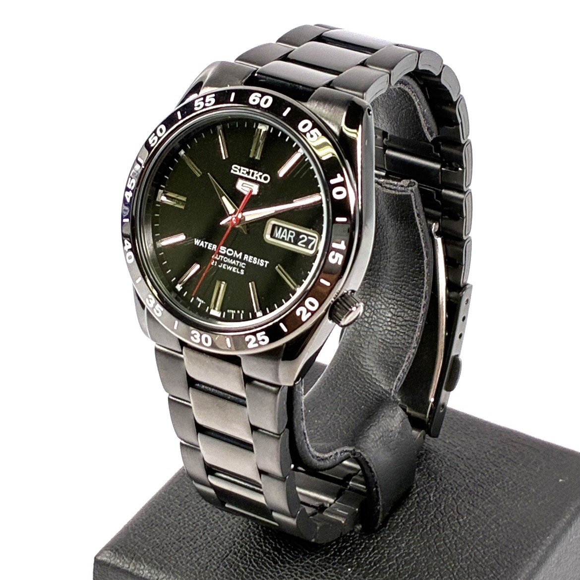 ■SEIKO セイコー5 自動巻き 3359-B-E 7S26-02T0 ブラック 稼働【買取まねきや】