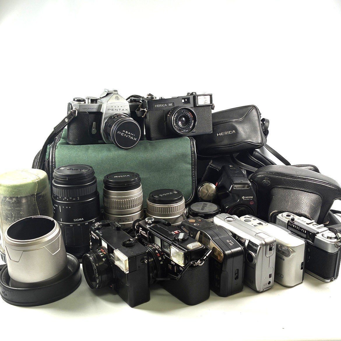 ■Canon キャノン Nikon ニコン PENTAX ペンタックス Mamiya マミヤ他 カメラ レンズ他 動作未確認 計15点 【買取まねきや】