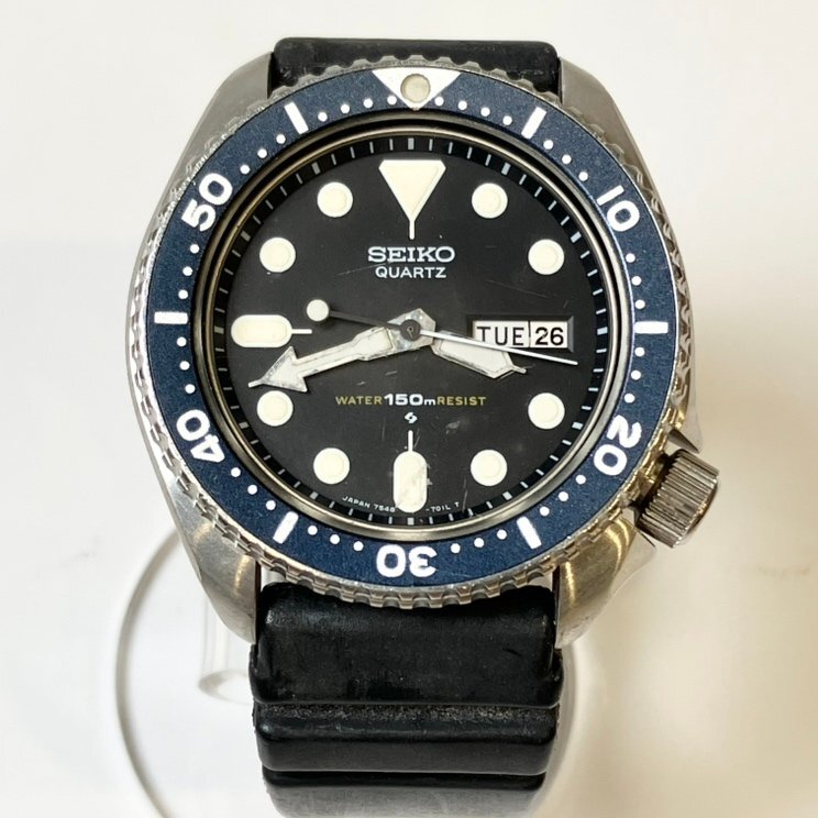 ■ SEIKO セイコー クォーツ ダイバーズウォッチ 150m防水機能 不動品 計1点【買取まねきや】