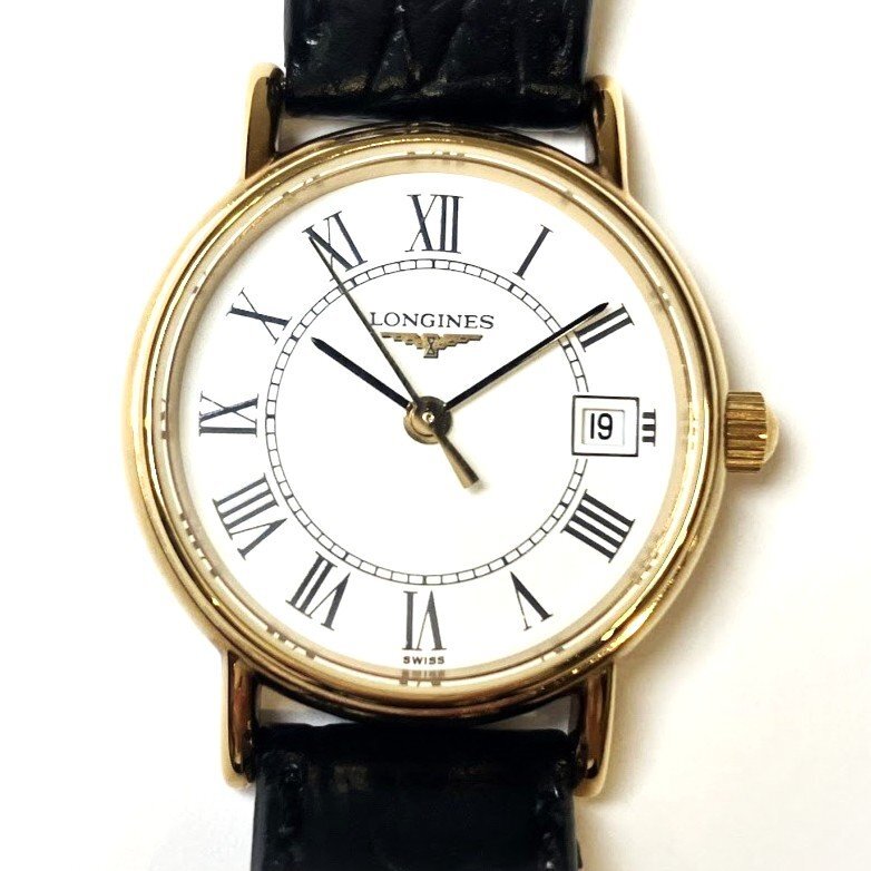 ■LONGINES ロンジン グランドクラシック L4.1362 腕時計 クォーツ 不動 箱付き【買取まねきや】