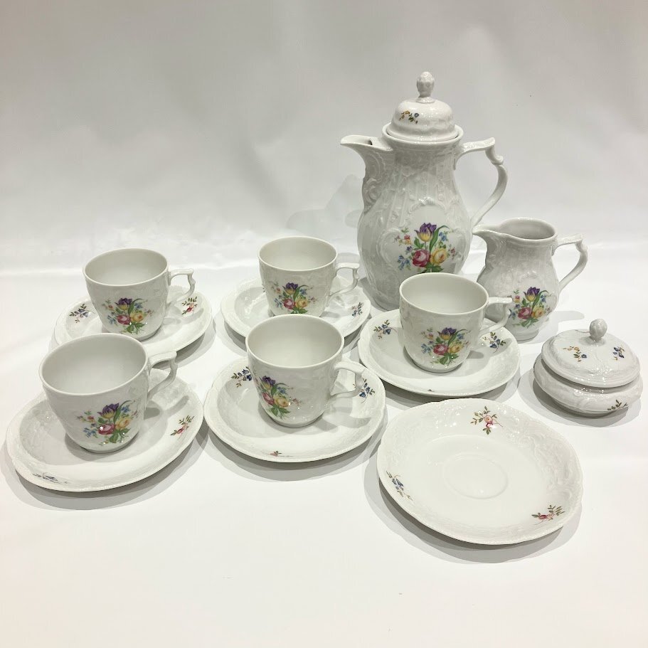 ■ローゼンタール Rosenthal ティーセット シュガーポットカップ＆ソーサー 5客 計1点【買取まねきや】