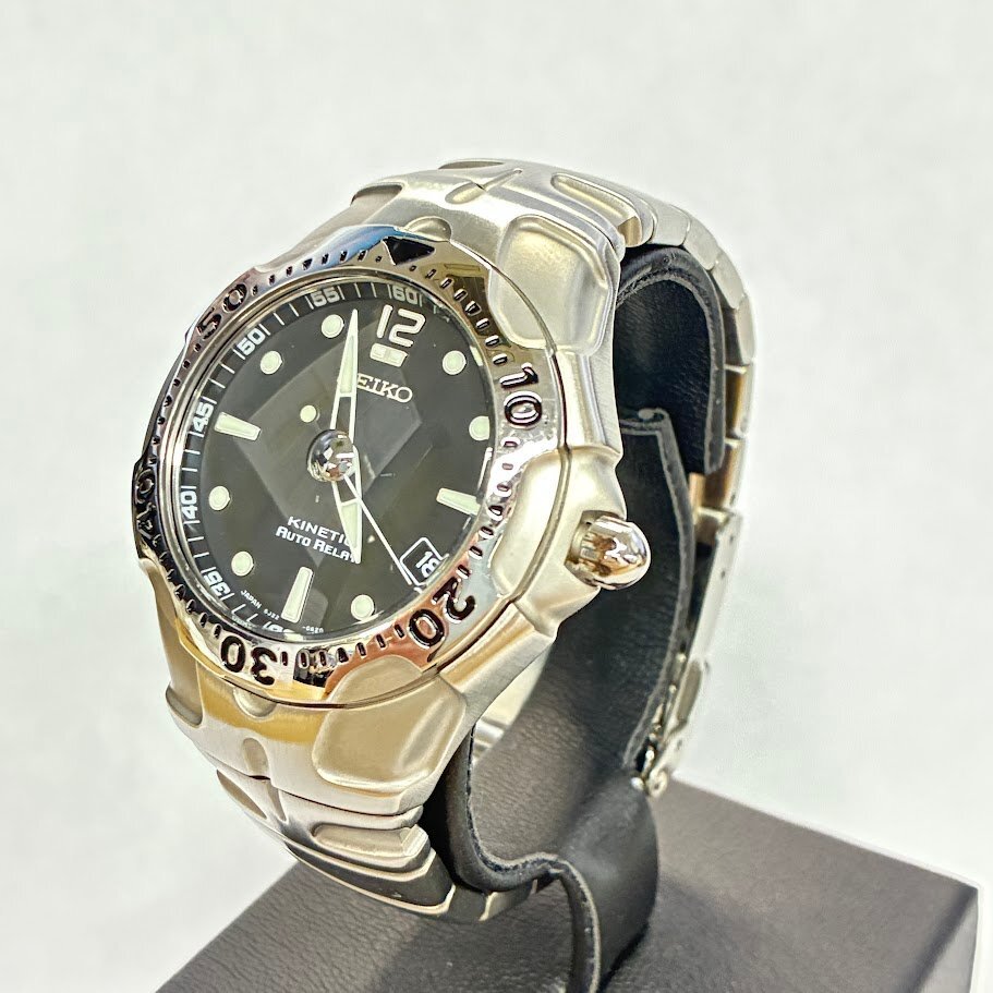 ■SEIKO セイコー キネティック・オートリレー 腕時計 5J22-0A50 稼働 【買取まねきや】