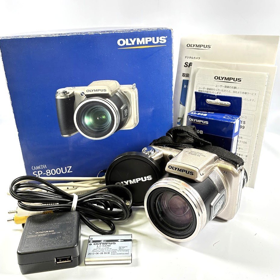 ■OLYMPUS SP-800UZ オリンパス OPTICAL ZOOM 4.9-147.0mm 1:2.8-5.6 コンパクトデジタルカメラ 【買取まねきや】