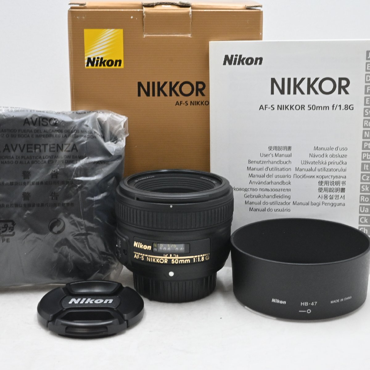 極上品★★★Nikon 単焦点レンズ AF-S NIKKOR 50mm f/1.8G