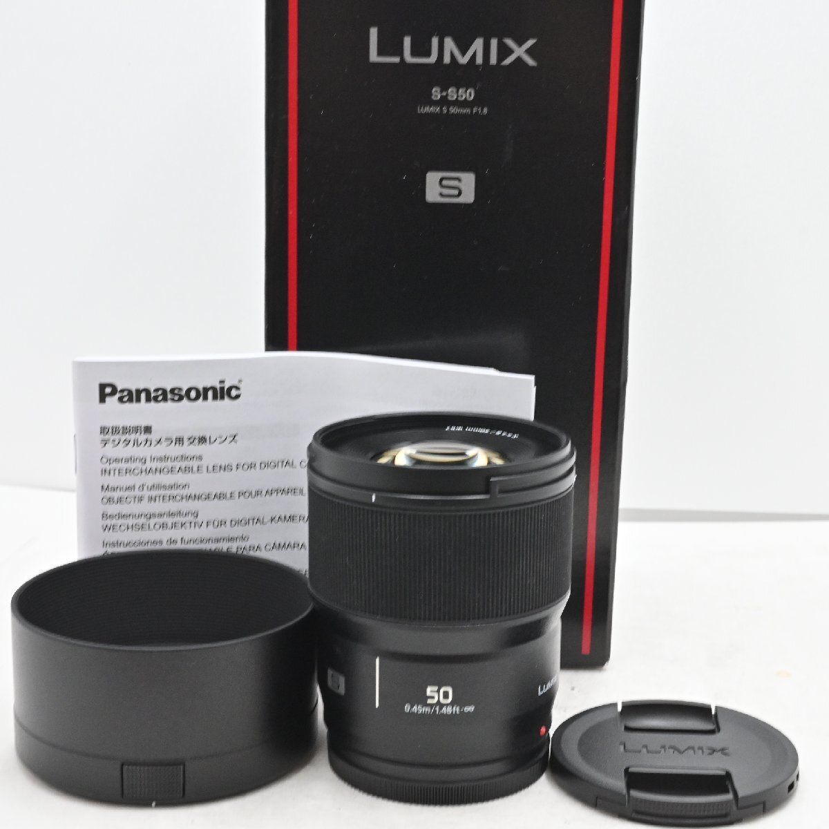 極上品★★★Panasonic LUMIX S 50mm F1.8 S-S50
