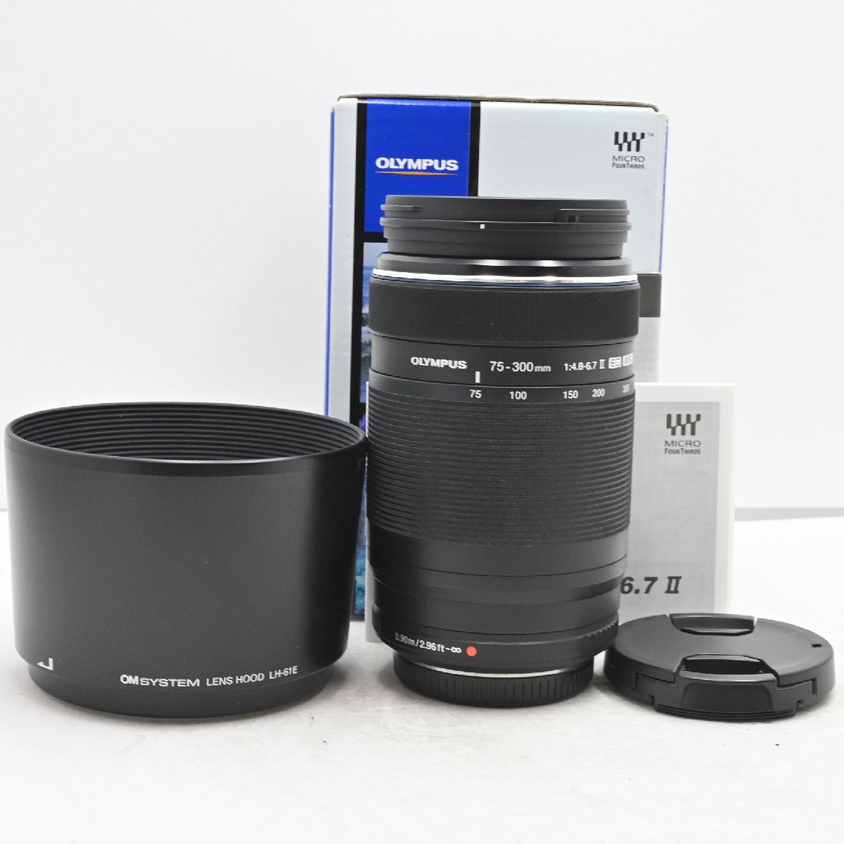 極上品★★OLYMPUS 超望遠ズームレンズ M.ZUIKO DIGITAL ED 75-300mm F4.8-6.7 II