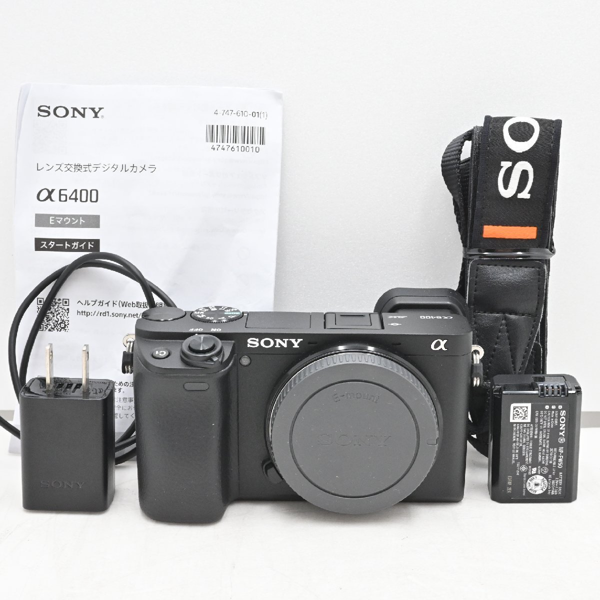 ショット数『3708』SONY(ソニー) APS-C ミラーレス一眼カメラ α6400 ボディブラック ILCE-6400 B
