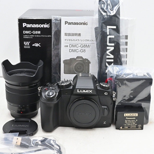 極上品★★★Panasonic LUMIX DMC-G8M-K 標準ズームレンズキット ブラック