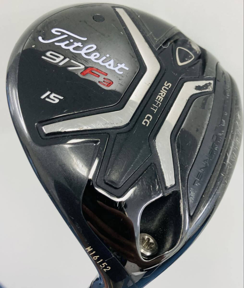 Titleist タイトリスト 917F3 3W 15° フェアウェイウッド 1円スタート FW Speeder 517 Fujikura フレックス S ゴルフクラブ 男性右利き用