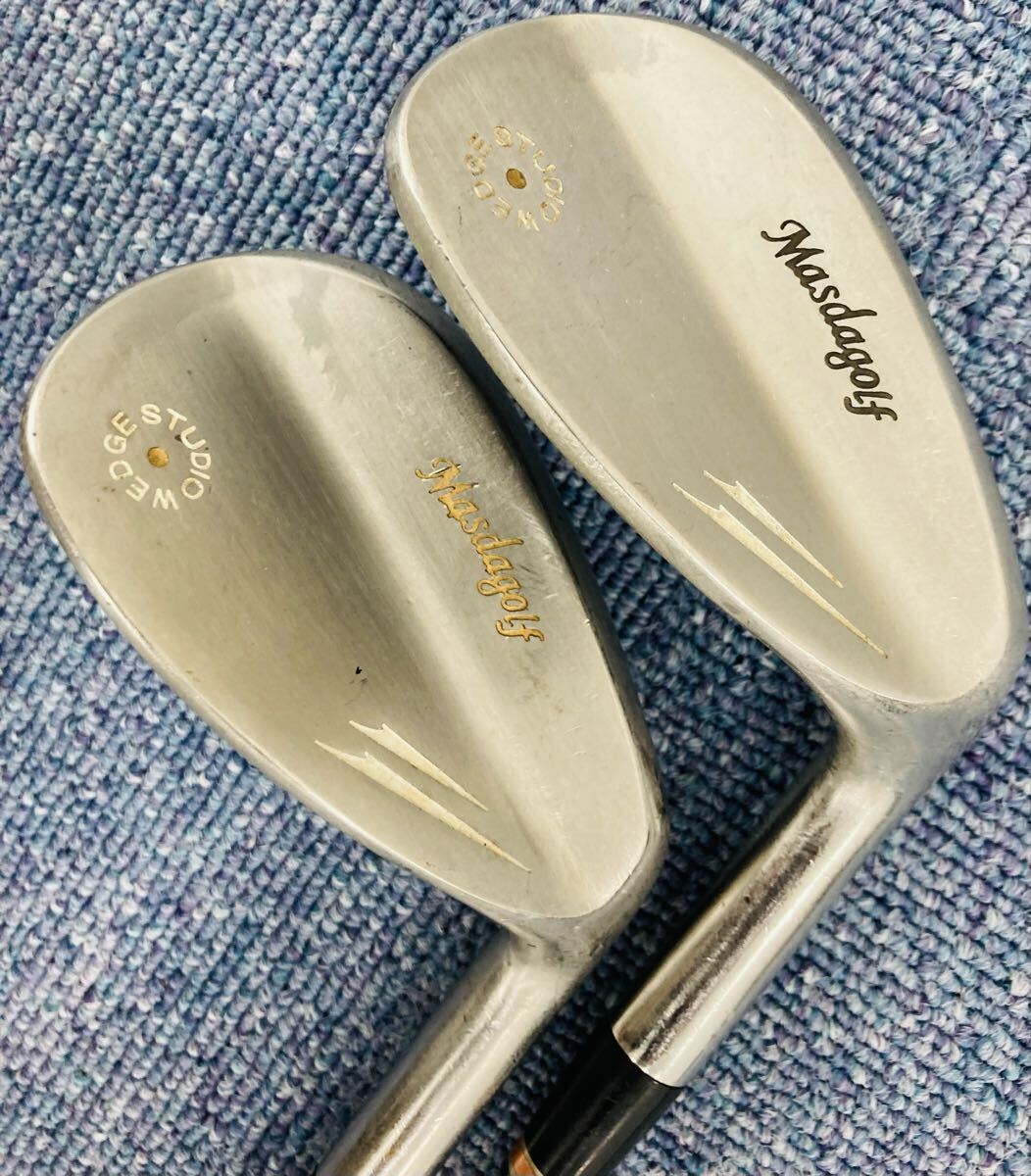 Masda golf マスダゴルフ Studio Wedge ウェッジ 2本セット 1円スタート A S 2本まとめ WG ダイナミックゴールド S200 AW SW 男性用 右利き