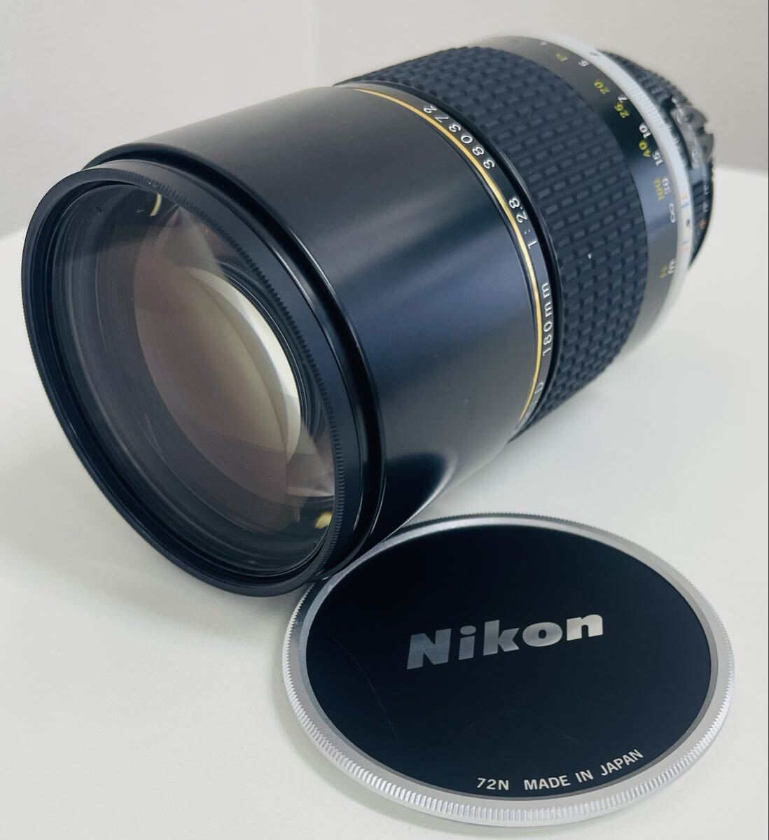 Nikon ニコン レンズ NIKKOR ED 180mm 1:2.8 一眼レフ 1円スタート 美品 L37c 72mm 一眼レフ