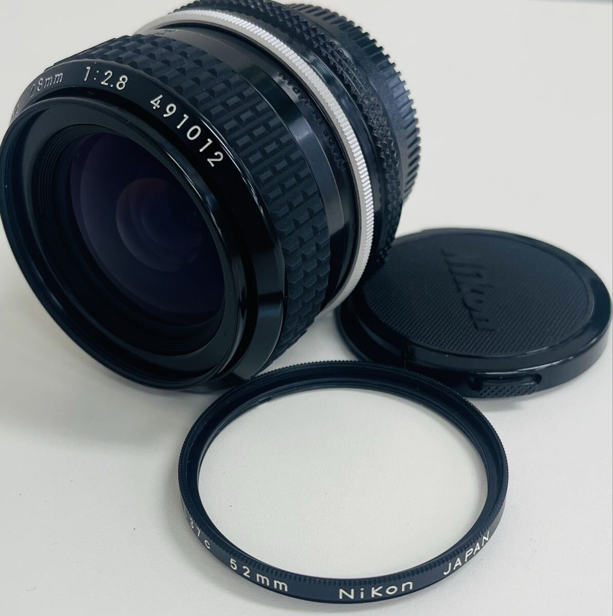 Nikon ニコン NIKKOR 28mm 1:2.8 レンズ L37c 52mm カメラ 1円スタート 一眼レフ 