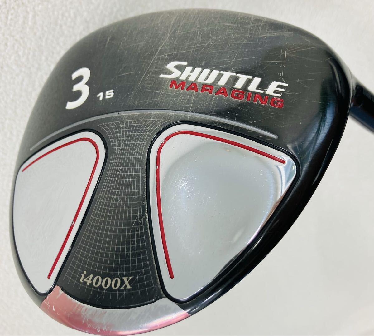 maruman マルマン SHUTTLE シャトル i4000X 3W 1円スタート フェアウェイウッド MARAGING WLT TYPE-08F フレックス R 男性右利き用 ゴルフ