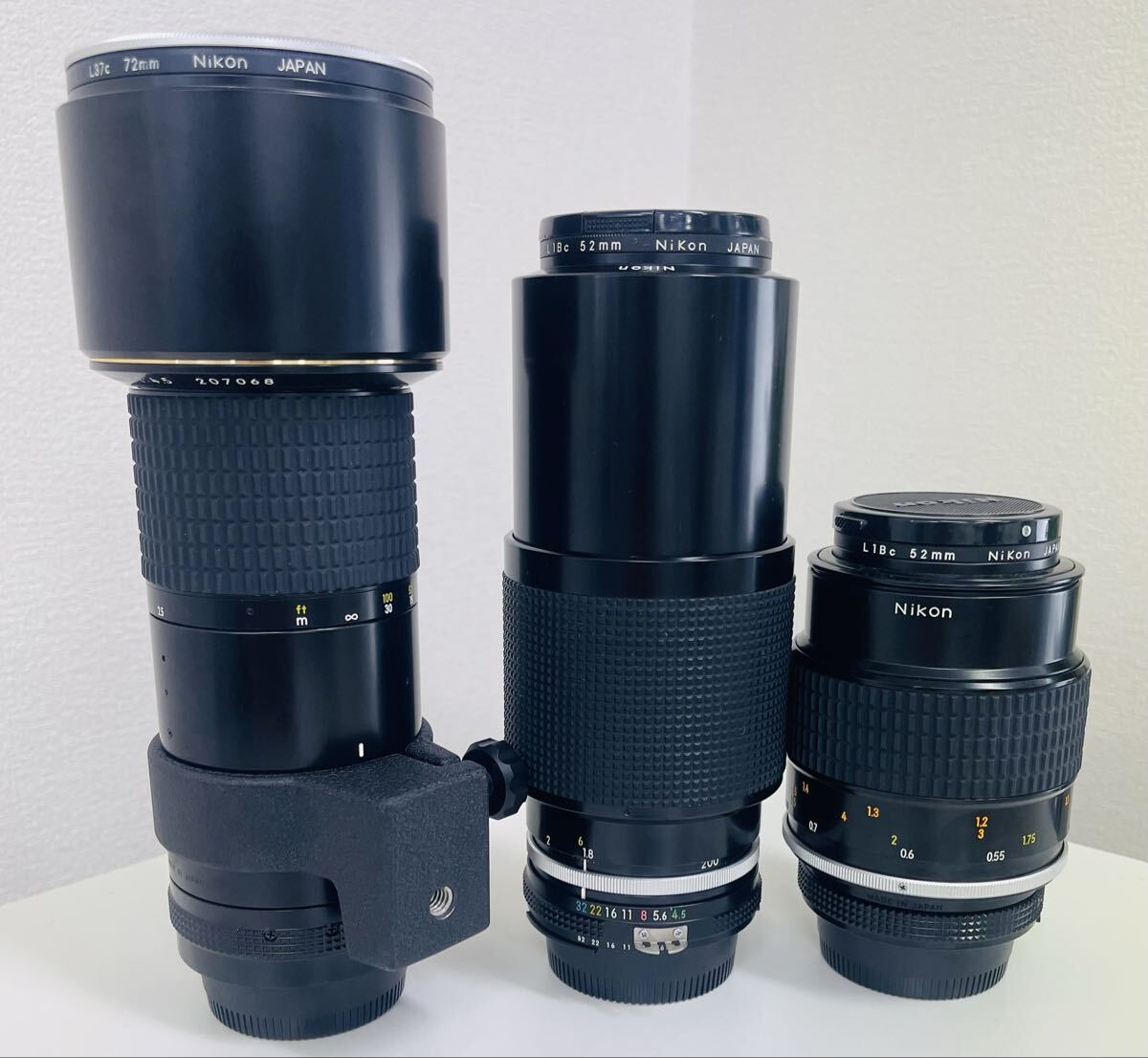 Nikon ニコン レンズ 一眼レフ ３点まとめ 1円スタート Zoom-NIKKOR 80-200 Micro 105mm 1:4 NIKKOR ED 300mm 1:4.5 カメラ