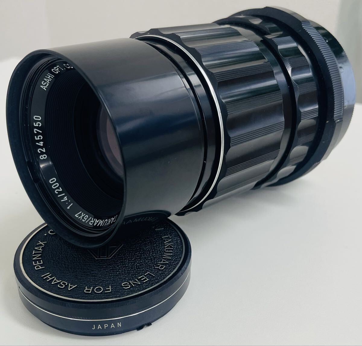 PENTAX ペンタックス レンズ 一眼レフ TAKUMAR 6x7 1:4/200 中判 ブラック 1円スタート 
