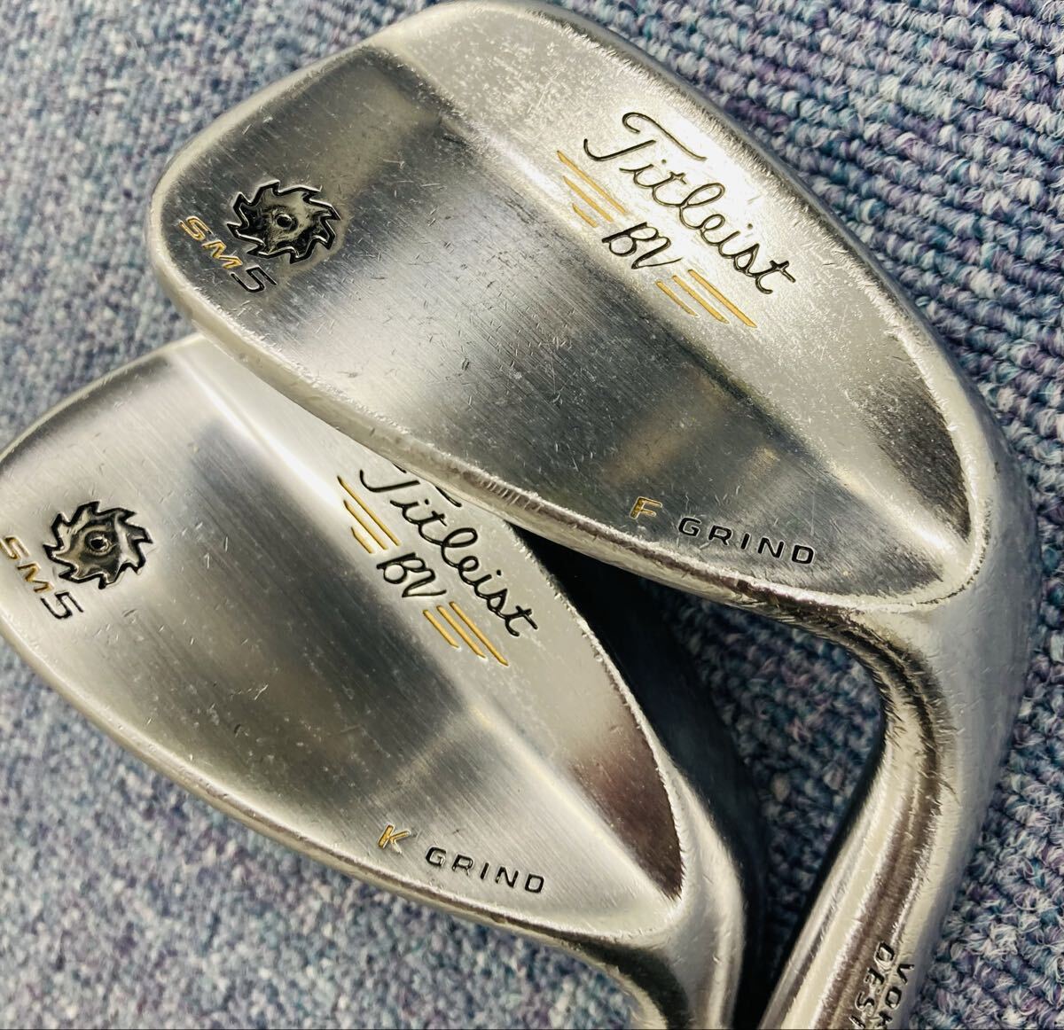 Titleist タイトリスト BV K GRIND SM5 ウェッジ 2本セット 1円スタート 52° 58° WG N.S.PRO 950GH フレックスS VOKEY ゴルフクラブ